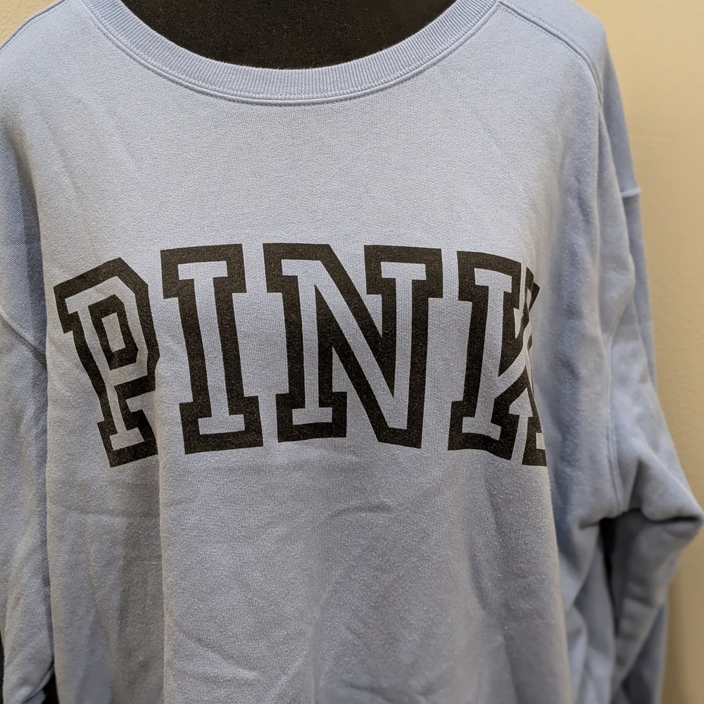 PINK Victoria's Secret Blue Sweatshirt